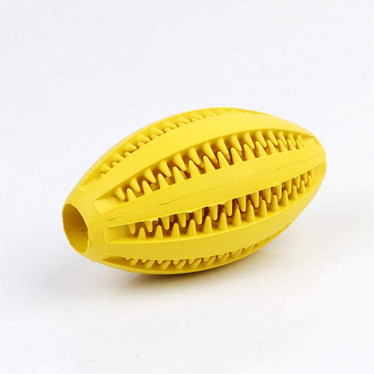 Jouet Interactif pour Chien - ChewBounceBall™ - Jaune - Monchienmoncoeur