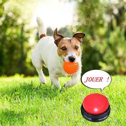 Jouet Interactif pour Chien - ChienParlant™ - Rouge - Monchienmoncoeur
